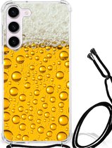 Telefoonhoesje Geschikt voor Samsung Galaxy S23 Hippe Hoesjes met transparante rand Bier