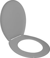 SENSEA - ESSENTIAL Toiletbril - Ovaal - Thermosoft kunststof - Graniet - Grijs - Glanzende afwerking