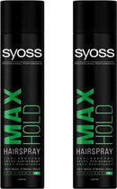 Syoss Haarlak - Max Hold - 2 x 400 ml