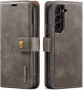 DG.MING 2-in-1 Book Case & Back Cover - Geschikt voor Samsung Galaxy S10e Hoesje - Grijs