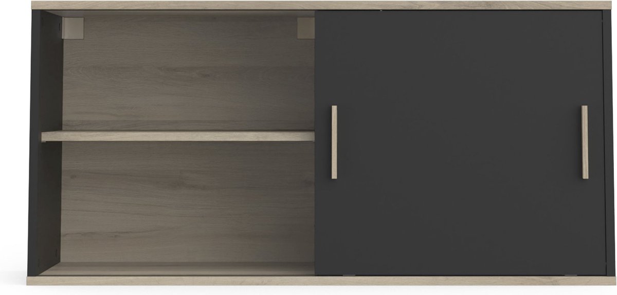 keukenkast - hangkast diagone 120cm keukenelement met 1 schuifdeur