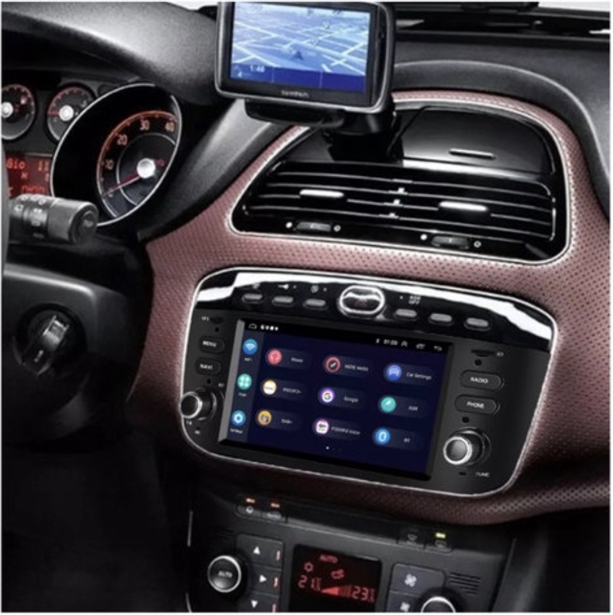 Autoradio pour Fiat Punto/ Linea 2010-2016 Android 11 2G+32G