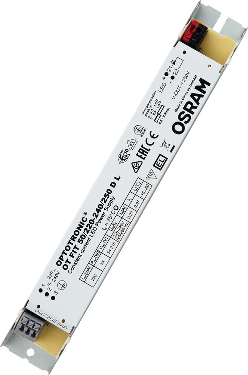 Osram LED driver Optotronica Fit 50 / 220-240V / 250 / D