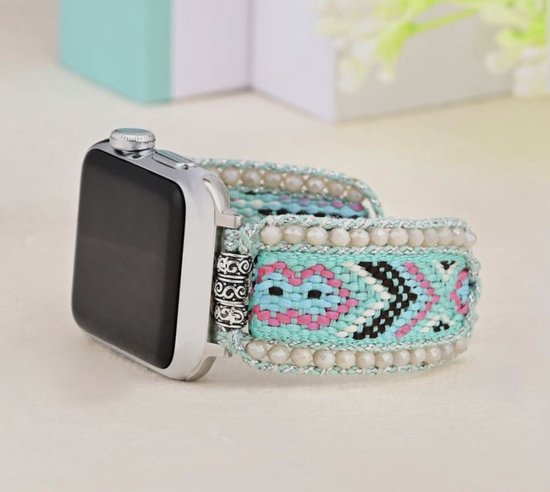 Apple watch bandje - bohemian - ibiza stijl - wikkelarmband - boho - horlogebandje