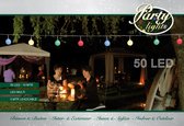CBD Partyverlichting - 50 LED – ø2,5 cm - Multicolour - 10m