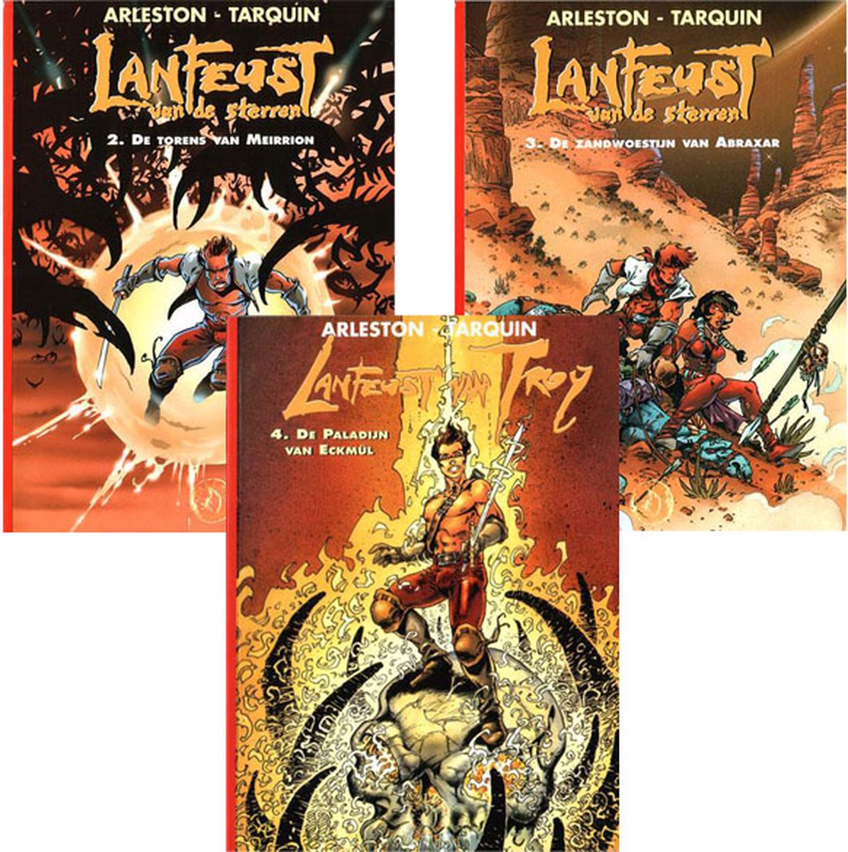Strippakket Lanfeust van de Sterren / Lanfeust van Troy (3 Stripboeken)