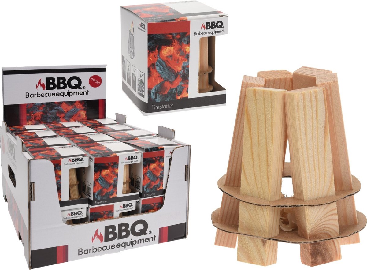 BBQ Classics Houten Aanmaakblokjes voor Barbecues