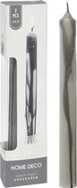 Dinerkaars Grijs 2st. - 20 cm