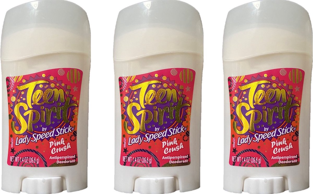 Goedkoopste Lady Speed Stick - Teen Spirit Pink Crush - 3 x 39.6 Gram