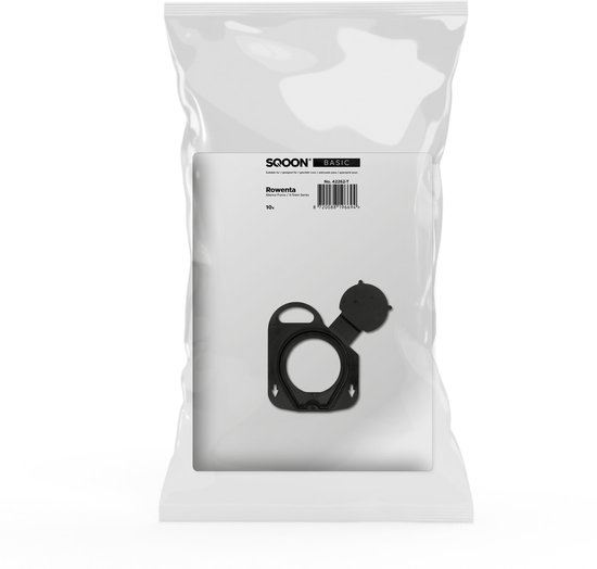 SQOON® Stofzuigerzakken Basic Geschikt voor Rowenta Silence Force / X-Trem - Vervangt ZR200520 / ZR200720 - 10 Stuks
