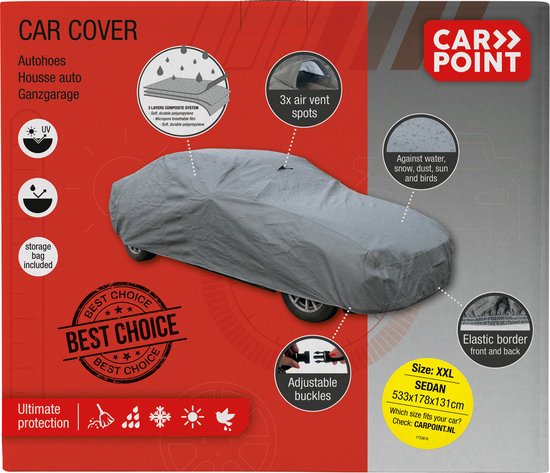 Carpoint Autohoes Ultimate Protection XXL 533x178x131cm