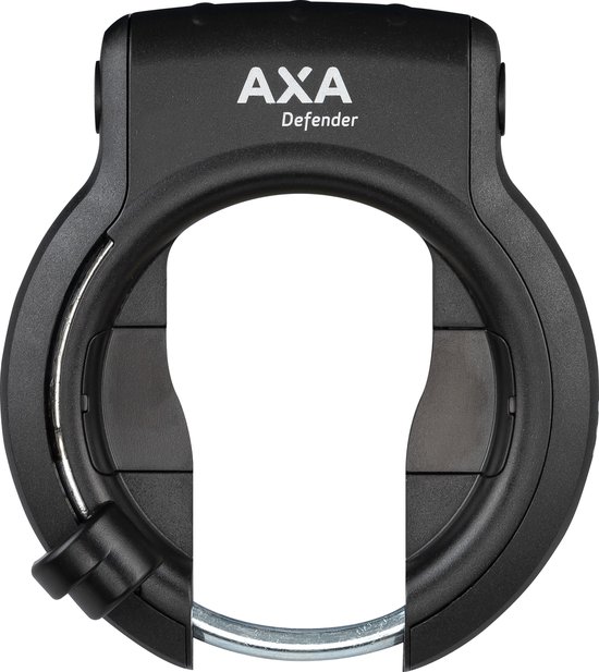 AXA Defender Retractable - Frameslot - Met plug-in mogelijkheid - Zwart