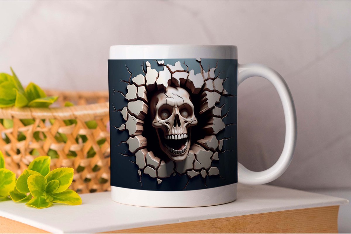 Mok Laughing - SkullArt - SkullLove - SkullLovers - Gift - Cadeau-SkullLife - SkullDesign - SkullPhotography - SkullArtists - SkullInspired