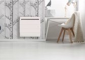 Airelec nov o horizontaal model 750 Watt - Zachte warmte elektrische radiator - Briljante witte kleur - Oorsprong Frankrijk garantie