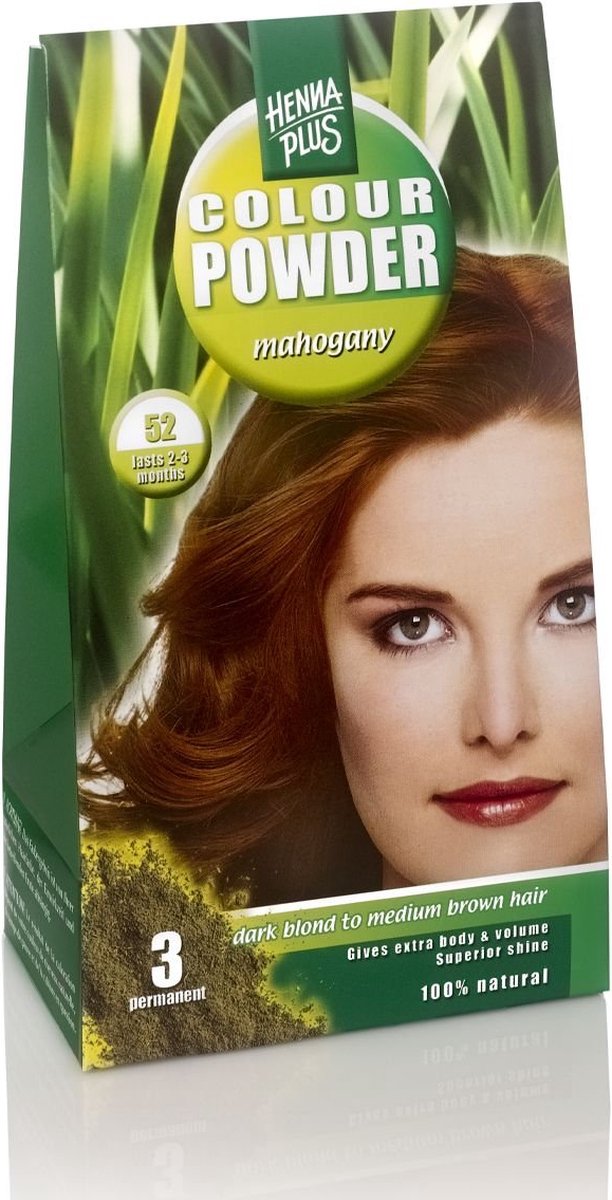 Hennaplus Colour Powder 52 Mahogany 100GR