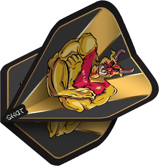Shot Michael Smith Bully Boy Gold - Dart Flights van Shot! — afbeelding 2