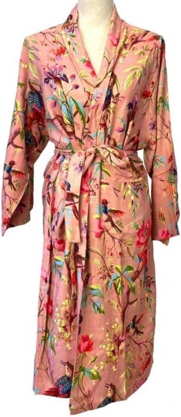 Imbarro Kimono Déshabillé Royal Paradise rose Taille unique
