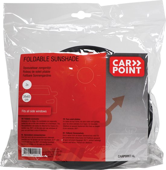 Bol.com Carpoint Pop-Up Zonneschermen Hatchback aanbieding