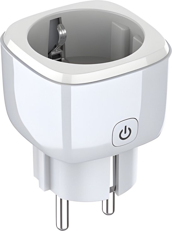 Slimme Stekker - Smart plug, Voor Google Home & Amazon Alexa, Tijdschakelaar via smartphone app - Smart home - ACROPAQ