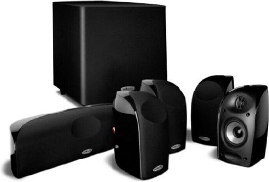 Polk Audio TL1600 - 5.1 speakerset met actieve subwoofer - Zwart