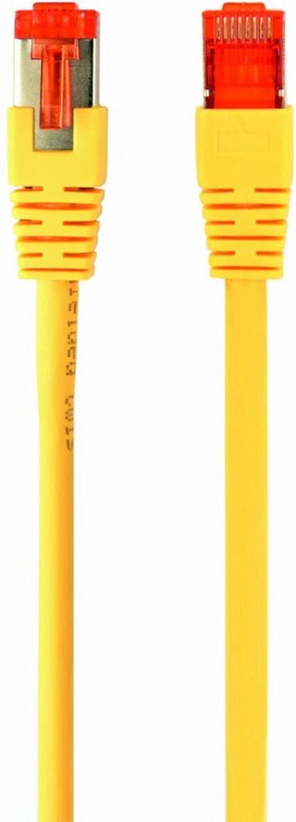FTP Category 6 Rigid Network Cable GEMBIRD PP6A-LSZHCU-Y-1M Yellow 1 m