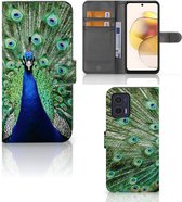 Wallet Book Case Motorola Moto G73 GSM Hoesje Pauw