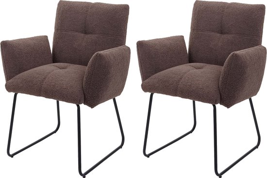 Harbo Eetkamerstoel Zwart Velvet Set van 2 – House of Baboon