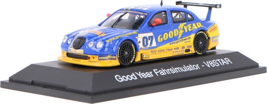 Jaguar S-type Goodyear Fahrsimulator V8 Star Schuco Modelauto 1:43 2002 / 2003 04850