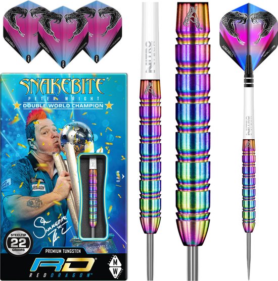 Red Dragon Peter Wright Snakebite 1 85% - Dartpijlen van Red Dragon — afbeelding 3