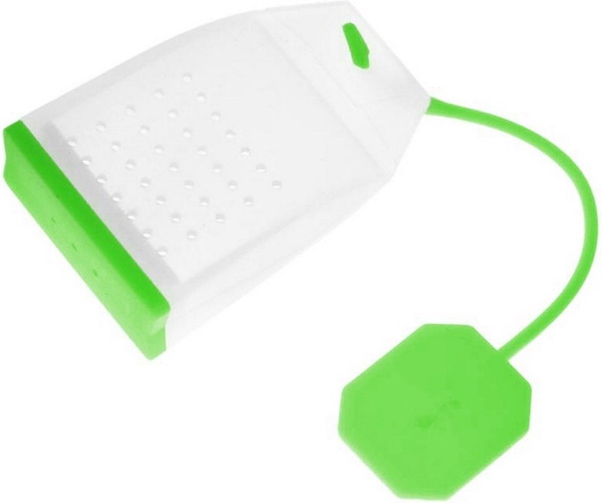 Siliconen theezakje - Thee ei - theezakje - Groen