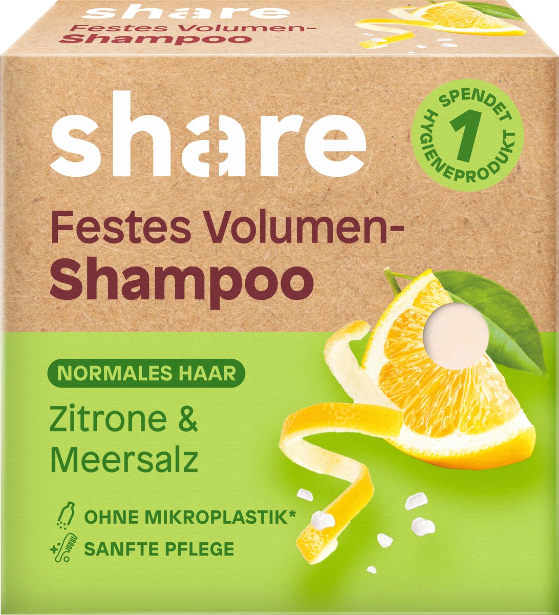 share Solid Shampoo Lemon & Sea Salt, 60 g