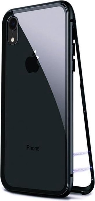 iPhone XR 360 Magnetic Metal Black hoesje | bol.com