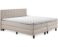Boxspring Luxe 160x210 Knopen beige