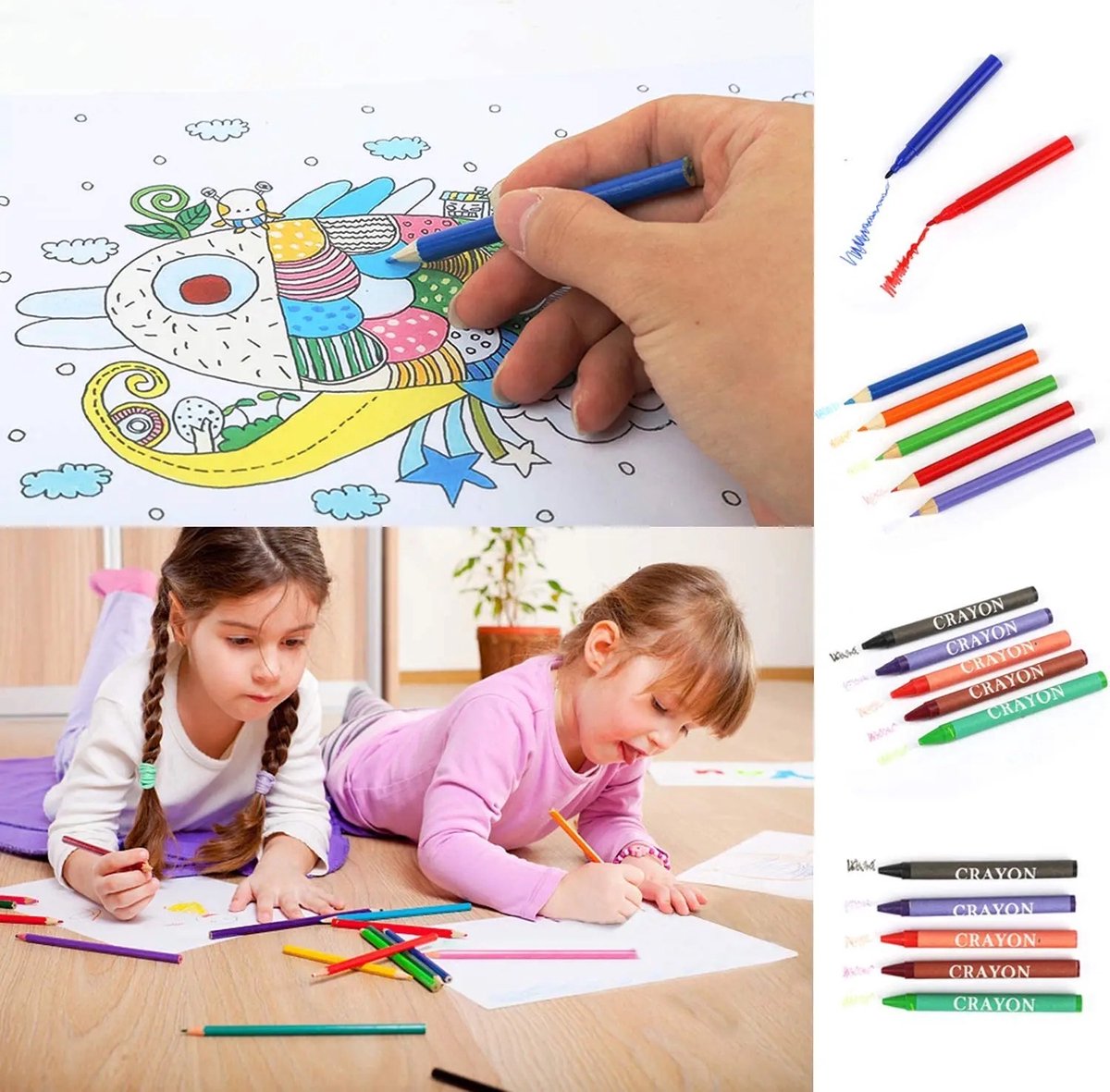 Boîte à dessin Cliste - 208 pièces - Set Art - Boîte de créativité pour  enfants - | bol