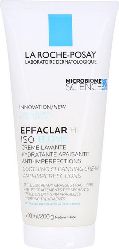 La Roche-Posay Effaclar H Iso-Biome Crème Lavante Hydratante | bol