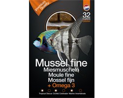 DS Mossel + Omega3 diepvries visvoer 100 gram | portieblokken Diepvries