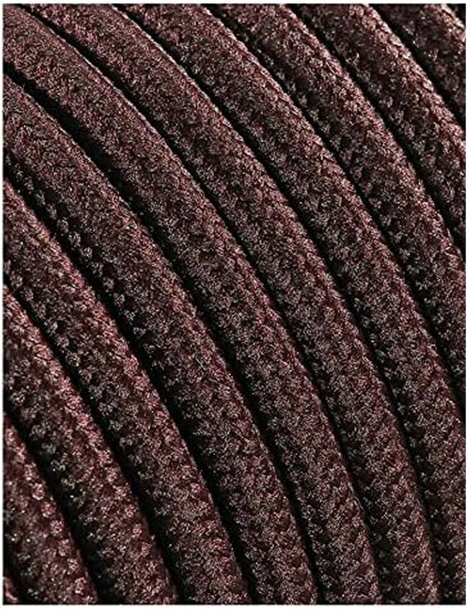Kabel EDM C20 2 x 0,75 mm Bruin Textiel 5 m
