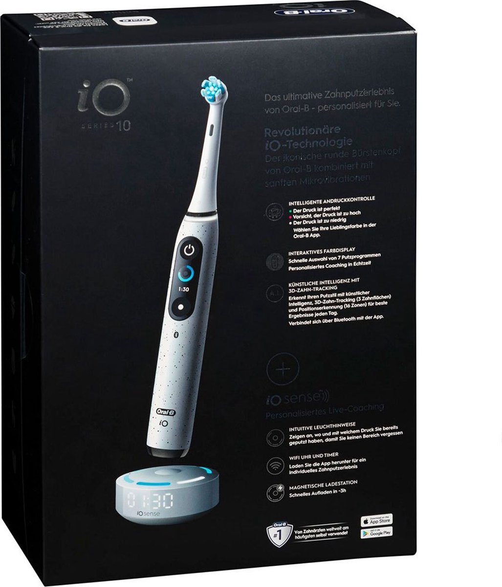 Oral-B Io Series 10 Elektrische Tandenborstel Transparant - afbeelding 3