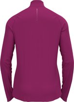 Odlo Midlayer 1/2 Zip Essential Dames - Sportshirt - paars - Vrouwen - Maat L