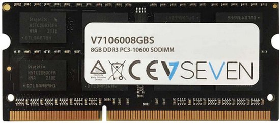 RAM Memory V7 V7106008GBS 8 GB DDR3