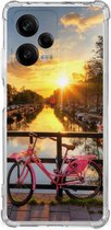 Back Case TPU Siliconen Hoesje Xiaomi Redmi Note 12 Pro Telefoon Hoesje met doorzichtige rand Amsterdamse Grachten