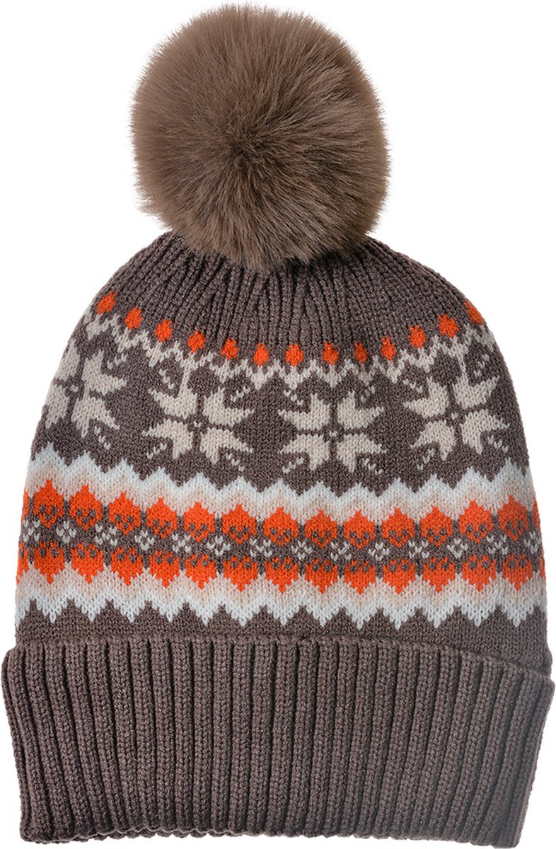 Juleeze Muts Dames Bruin Viscose
