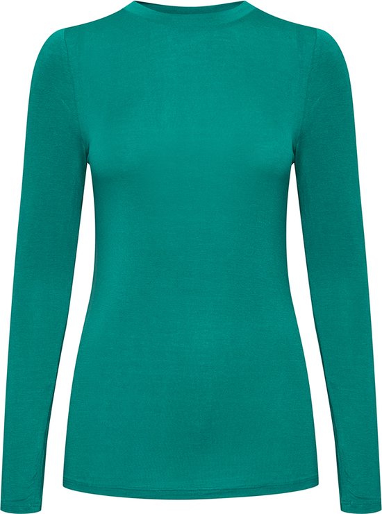 ICHI - Dames longsleeve shirt Philuca - Cadmium green - Maat XL