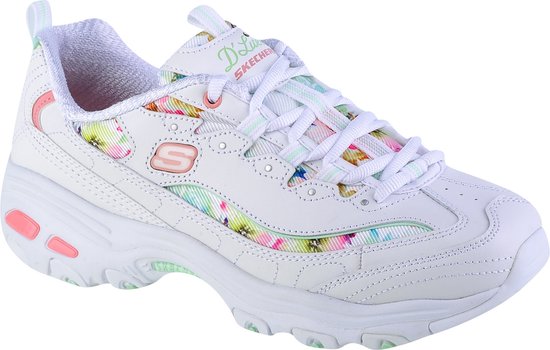 Skechers D'Lites-Blooming Fields 149794-WMLT, Vrouwen, Wit