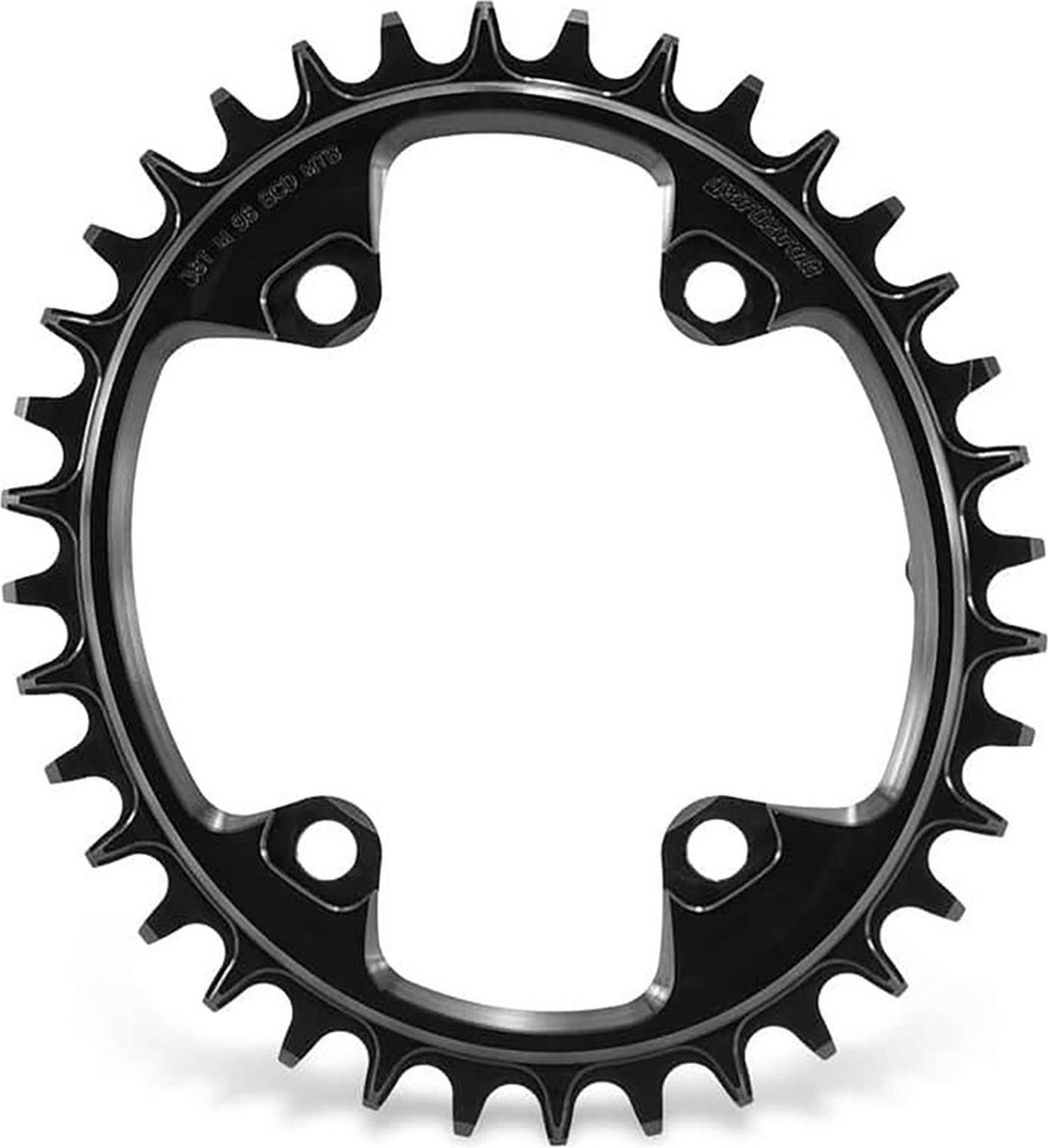 Garbaruk Shimano M6000/m7000/m8000 96 Bcd Ovaal Kettingblad Zilver 36t