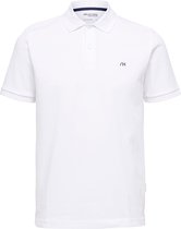 Selected - Heren Polo SS Dante Polo - Wit - Maat M