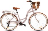 Goetze Mood cadre en aluminium vélo femme rétro vintage vélo de ville Holland , roues 28 pouces, 7 vitesses Shimano , entrée profonde, panier avec rembourrage gratuit !