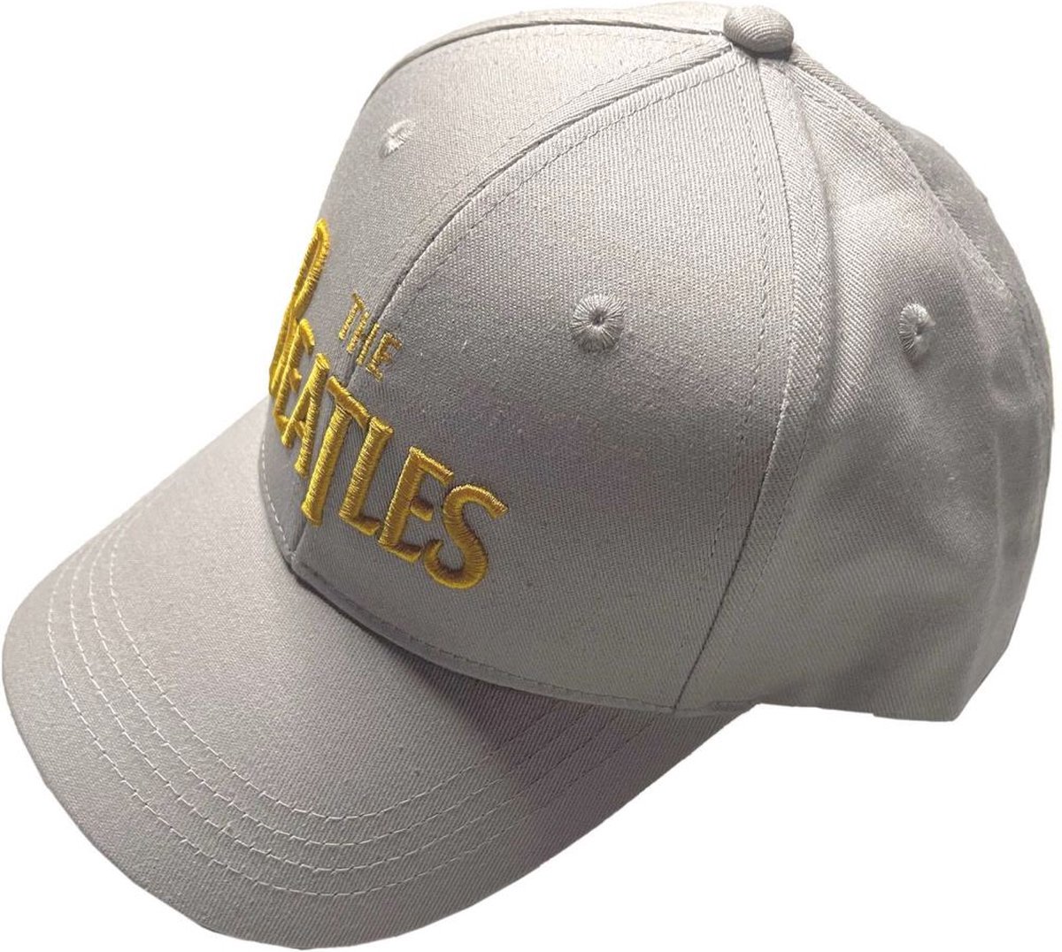 The Beatles - Gold Drop T Logo Baseball pet - Grijs