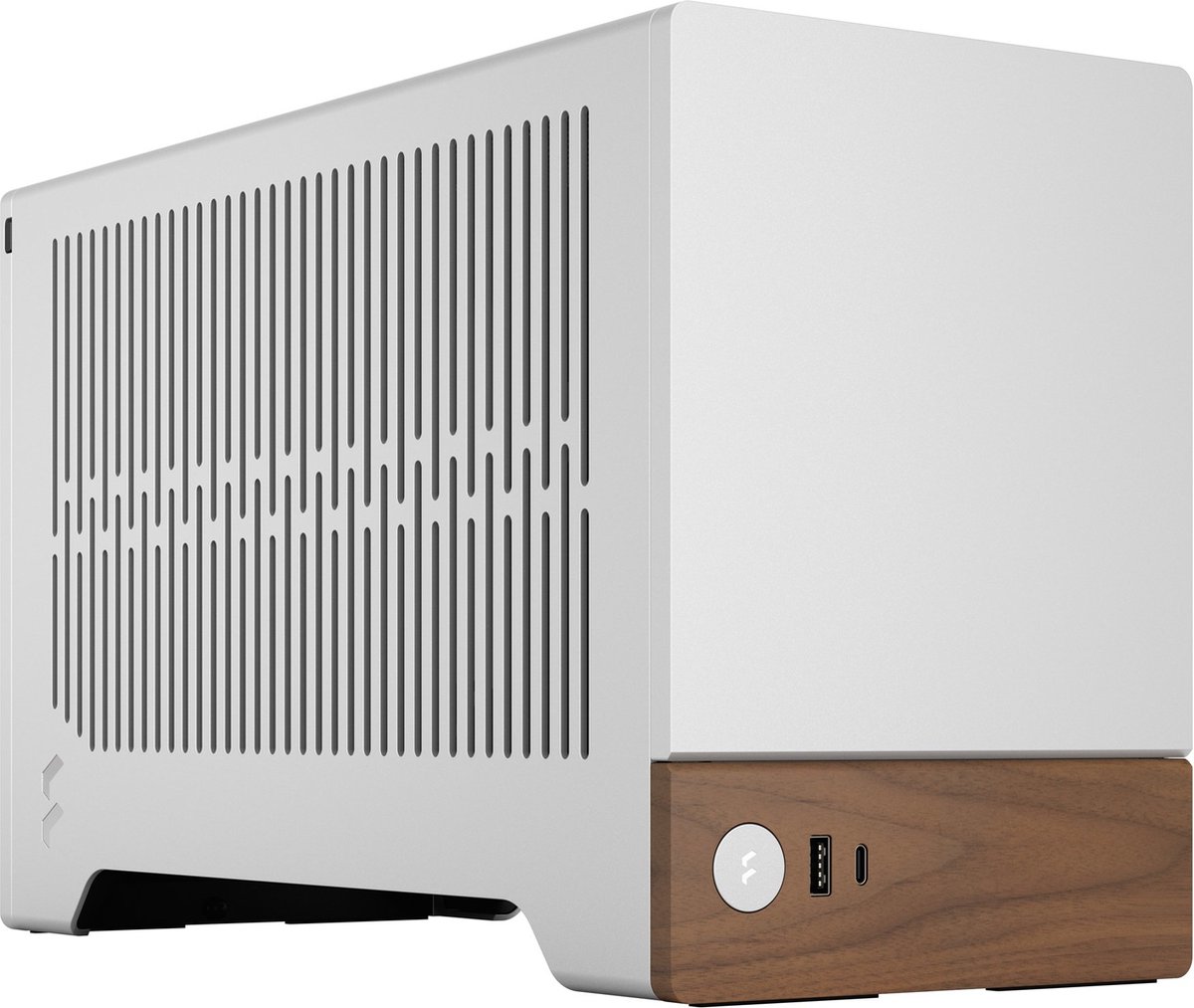 Fractal Design Terra - Small Form Factor (SFF) - Zilver - Mini-ITX - Aluminium - Hout