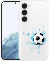 Cazy Hoesje geschikt voor Samsung Galaxy S23 Soccer Ball